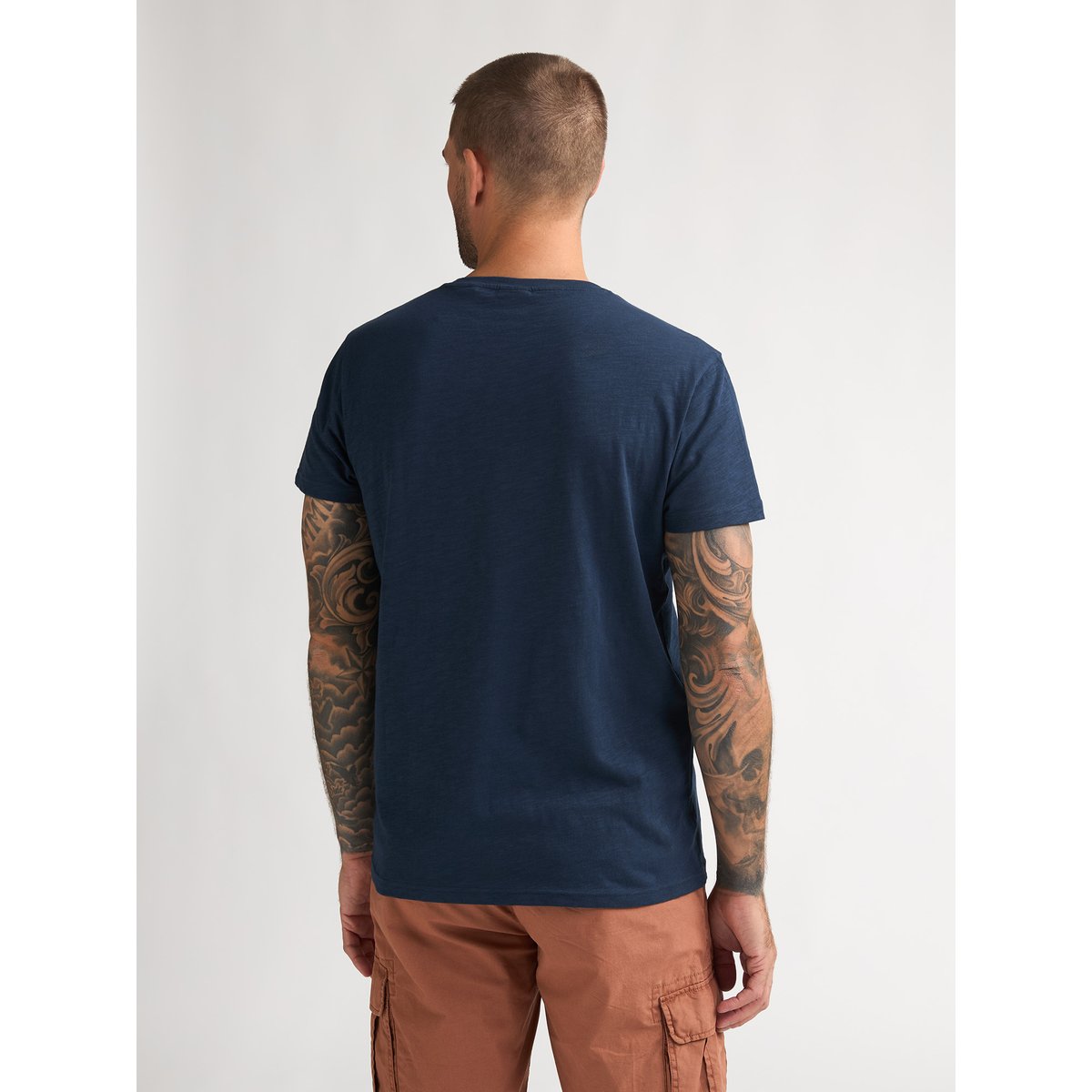T-shirt en jersey eclipseluna bleu navy blue, PETROL INDUSTRIES