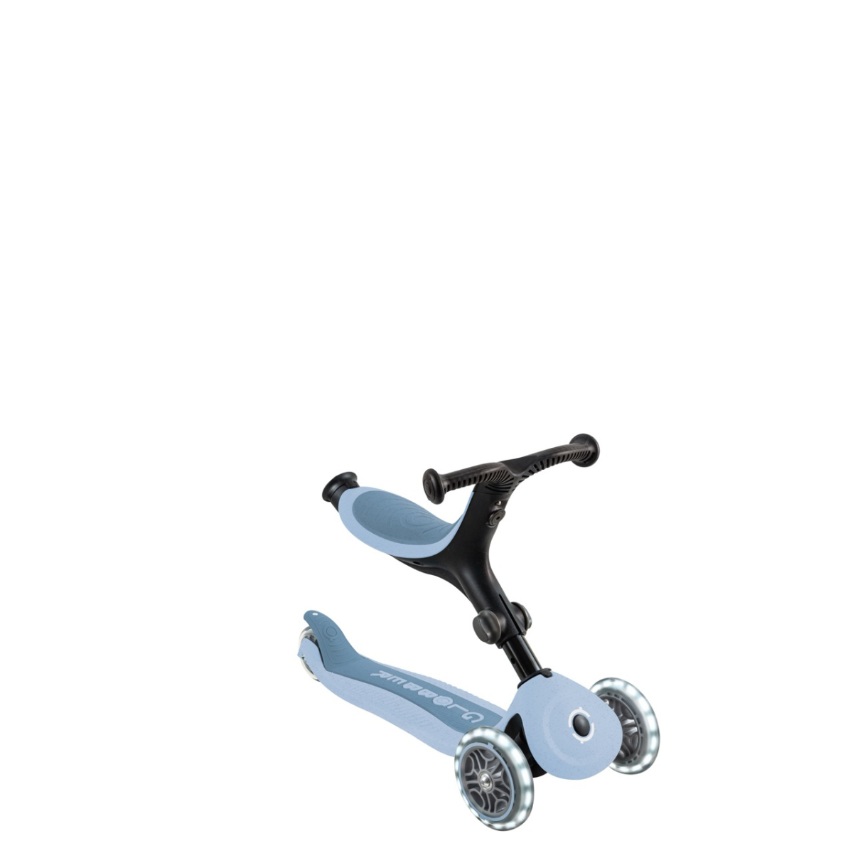 Trottinette évolutive GO-UP ACTIVE LIGHTS ECO bleu pastel, GLOBBER