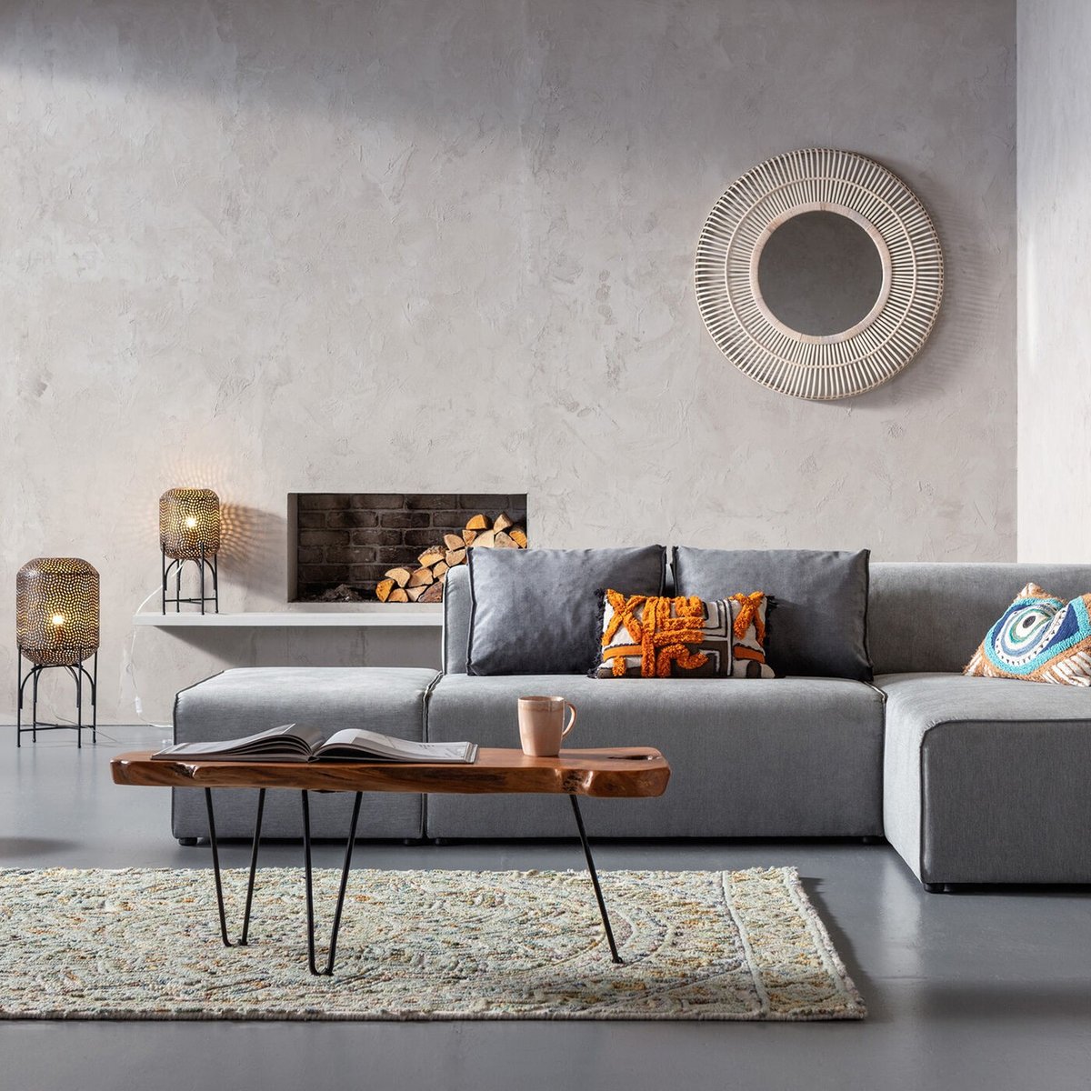 Table basse en teck, ASPEN bois, KARE DESIGN