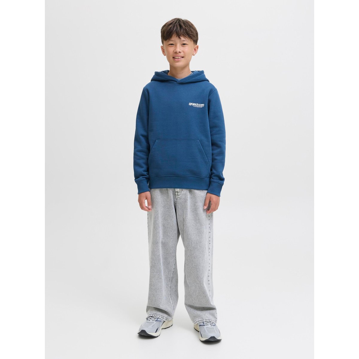 Jean Extra Baggy Fit grey denim, JACK & JONES JUNIOR