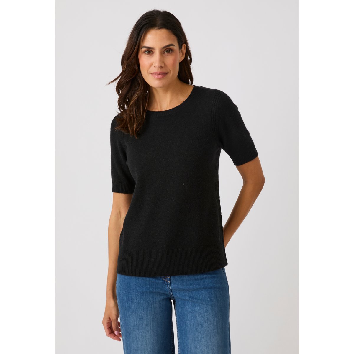 Pull fine maille Thermolactyl noir, DAMART
