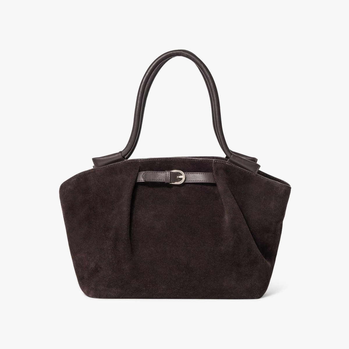 Sac Cabas en cuir AURORA marron fonce, BOCAGE