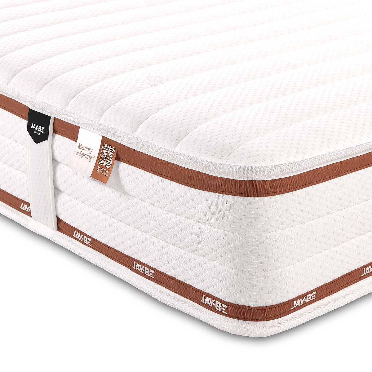 Jay-Be® Ryze Memory Hybrid Mattress white/brown, JAY-BE