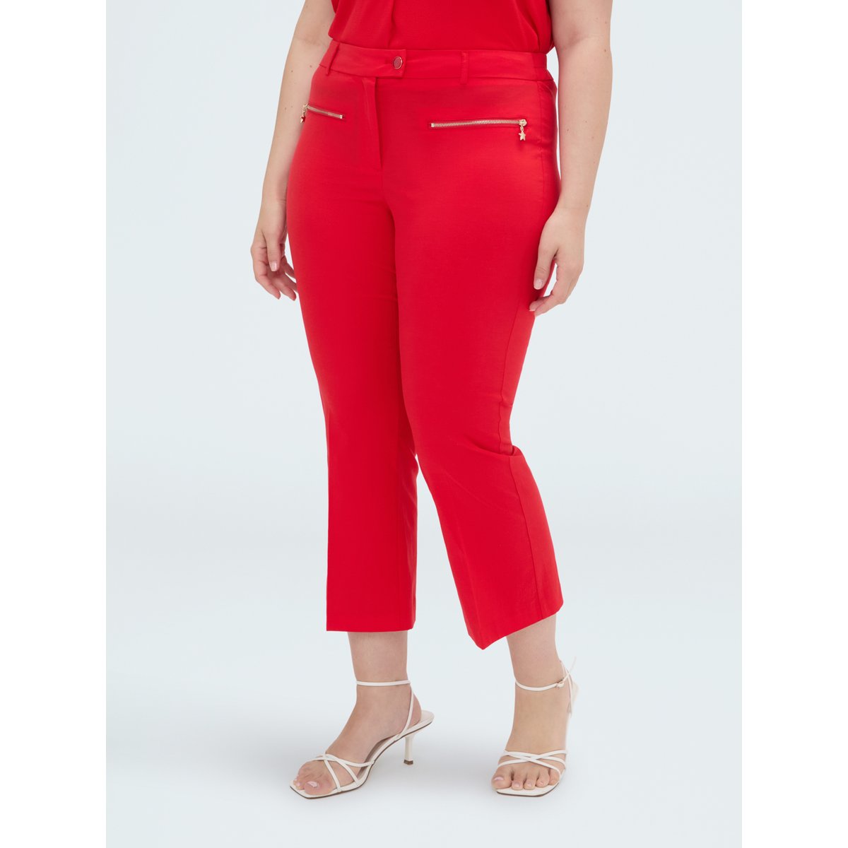 Pantalon Kick Flare rouge, FIORELLA RUBINO