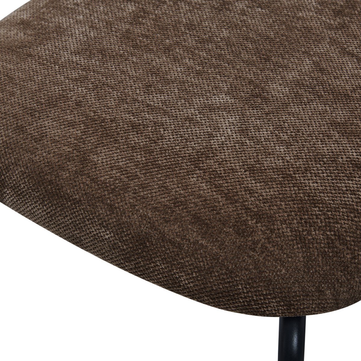 Lot de 2 chaises en bois clair, tissu et métal- JESS marron, DRAWER