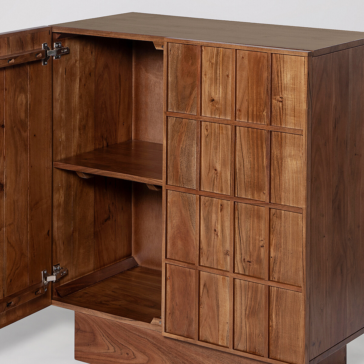 Sandon Acacia Wood 2 Door Cabinet dark acacia wood, SWOON
