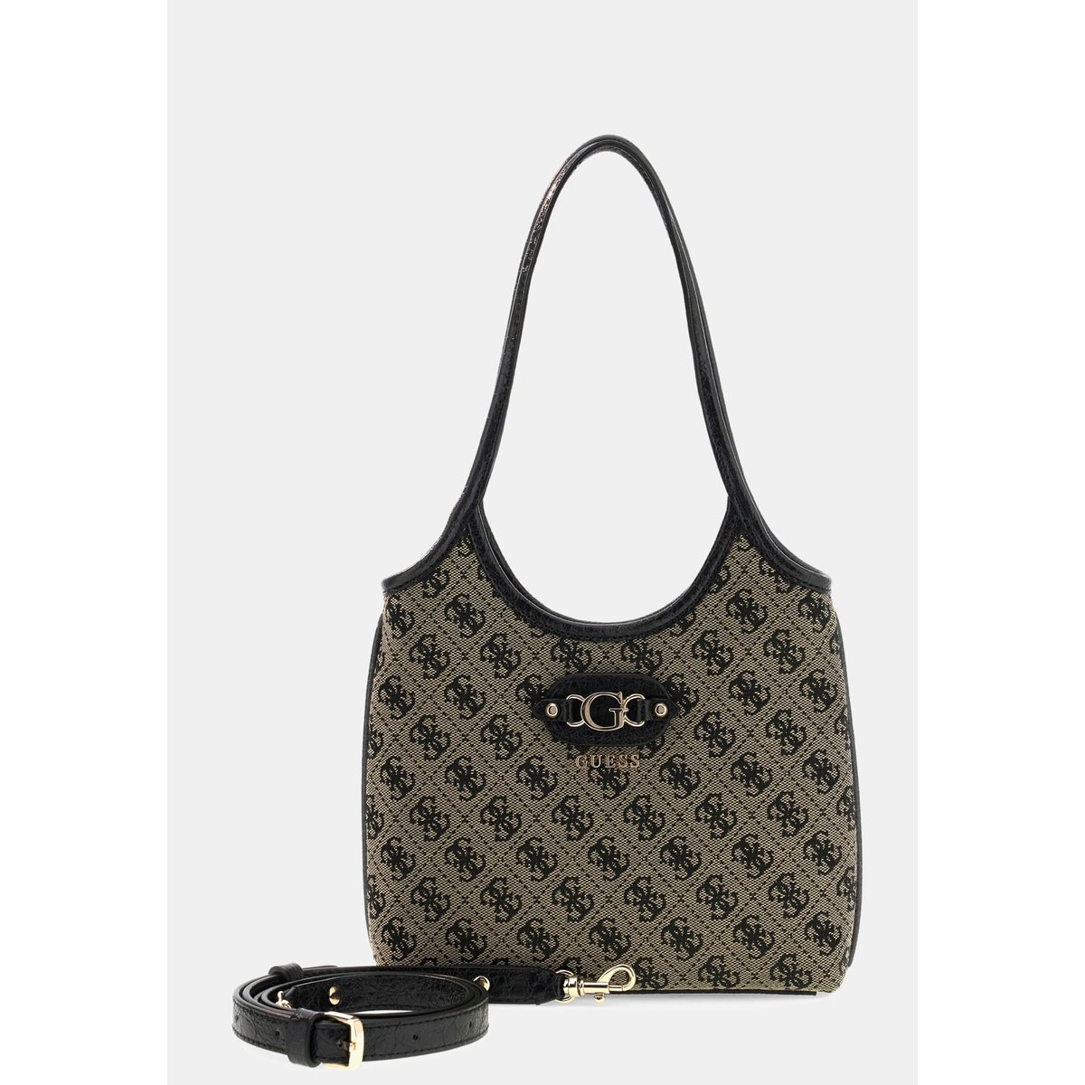 Samantha Logo Mini Shopper noir multi, GUESS
