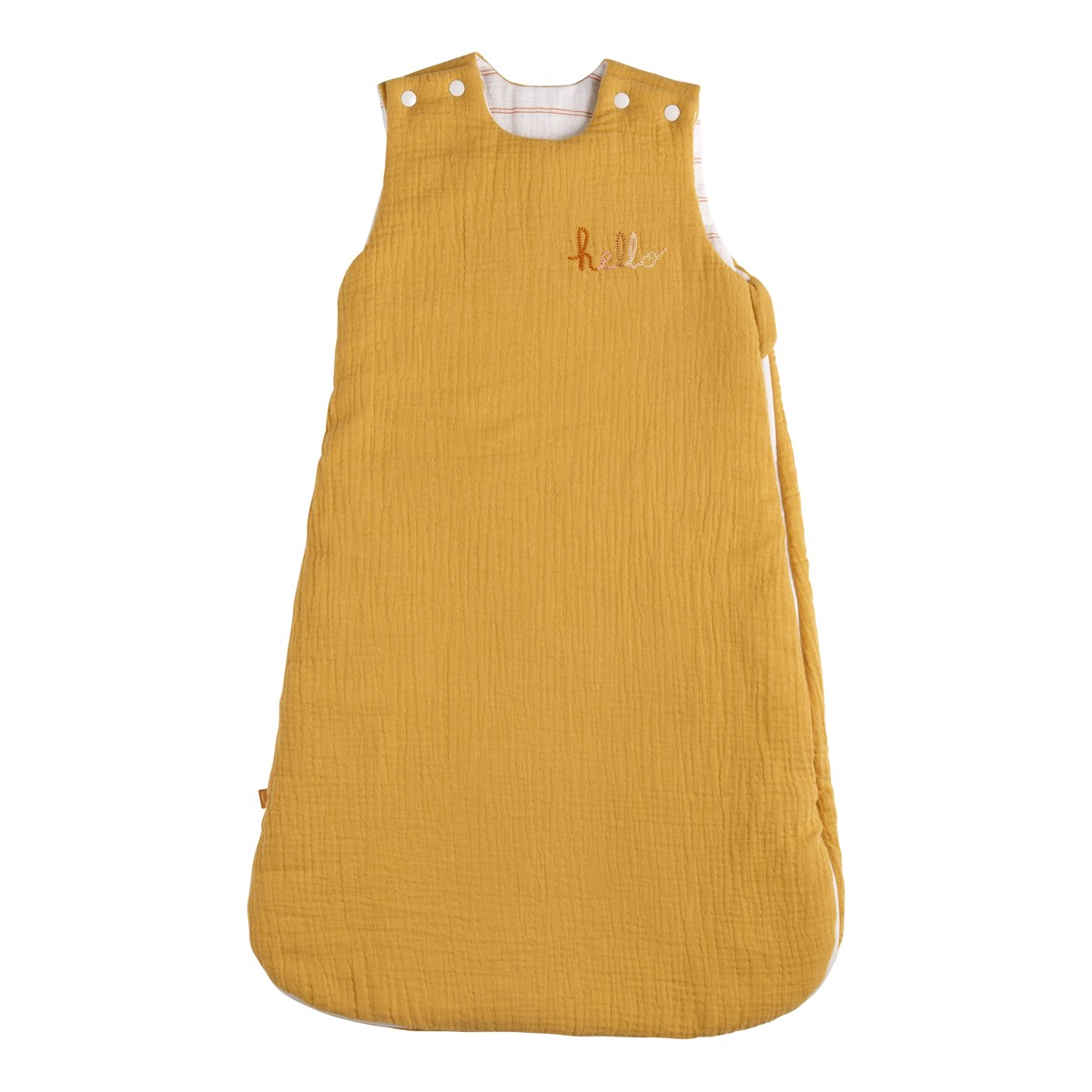 Gigoteuse ouatinée en coton jaune, SAUTHON