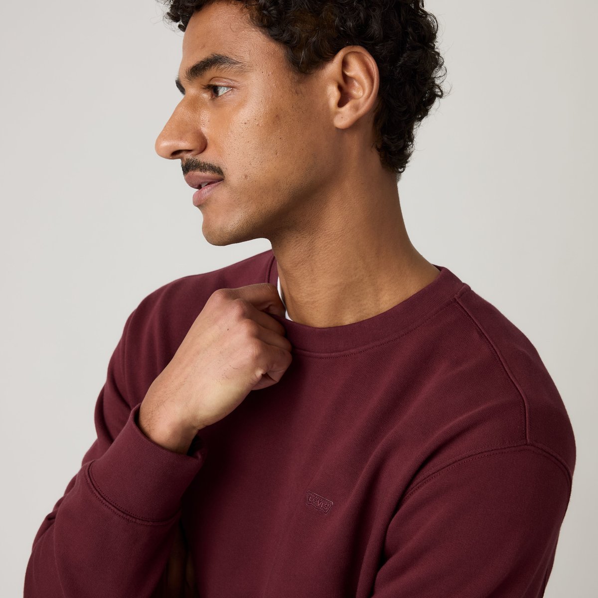 Sweat-shirt col rond Original Housemark violet - tawny port, LEVI'S