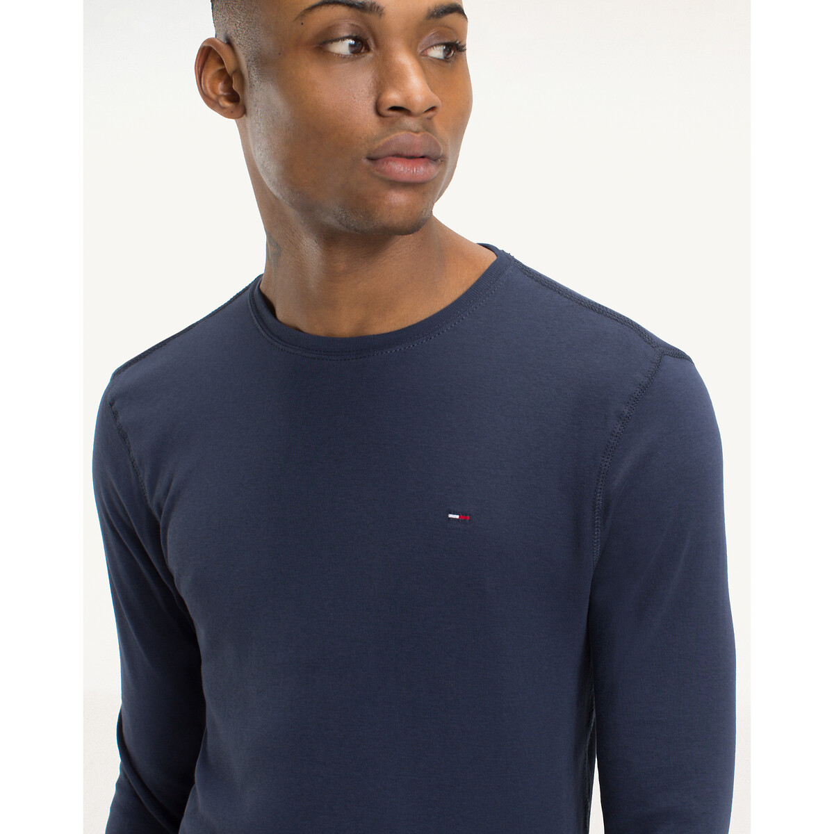 T-shirt met lange mouwen Original marineblauw, TOMMY JEANS