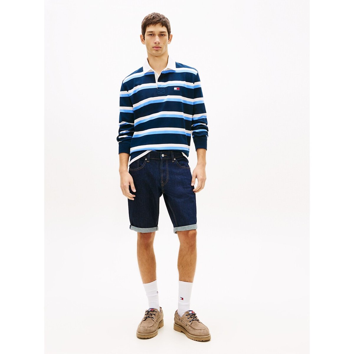 Pantaloncini Ronnie Stonewash denim scuro, TOMMY JEANS