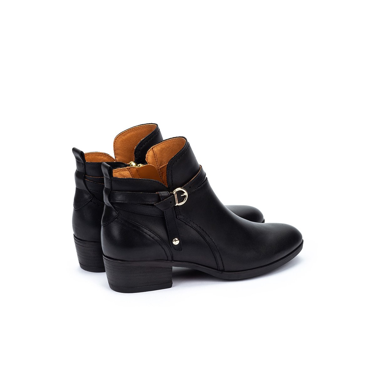Bottines à talon cuir Daroca black, PIKOLINOS