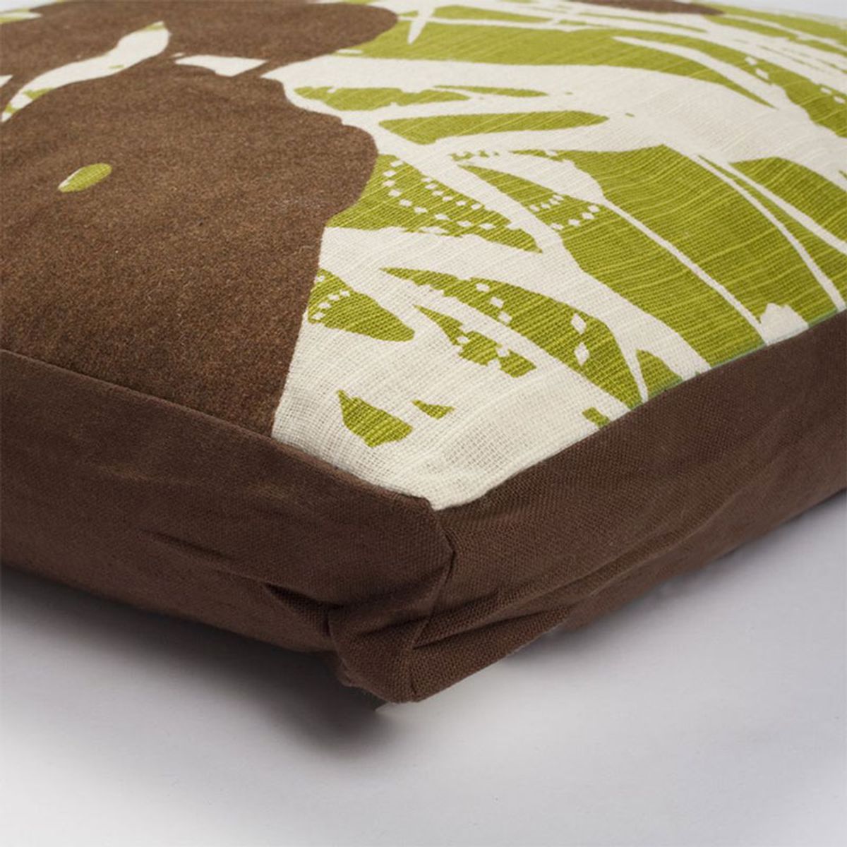 Coussin en coton motifs bambous x6BAMBOU vert, THE DECO FACTORY
