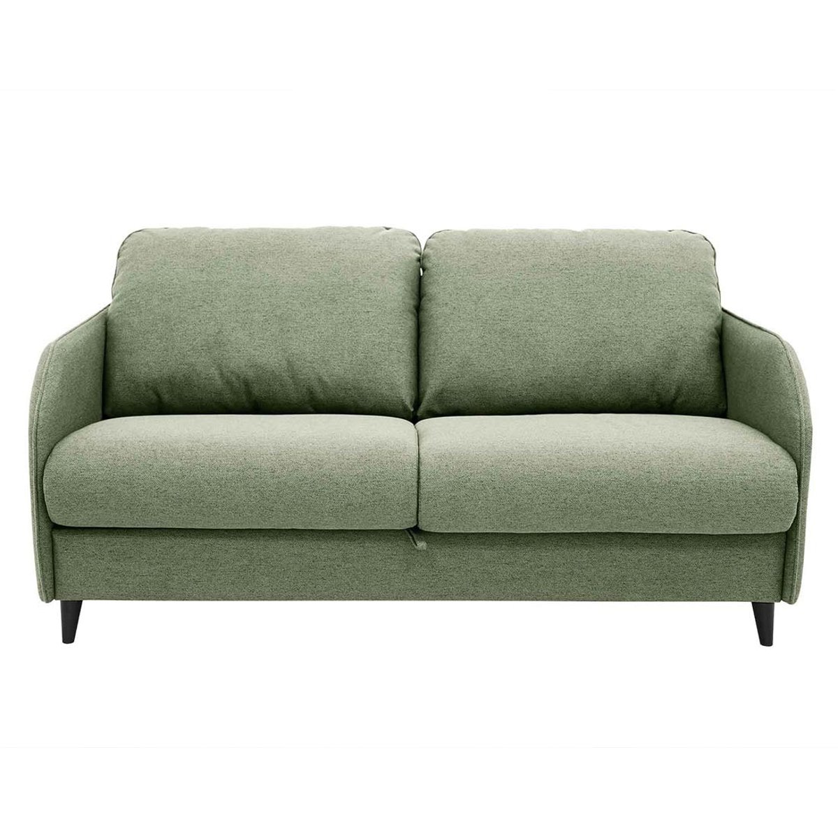 Canapé convertible express 3 places, COSMOS vert sauge, BEST MOBILIER