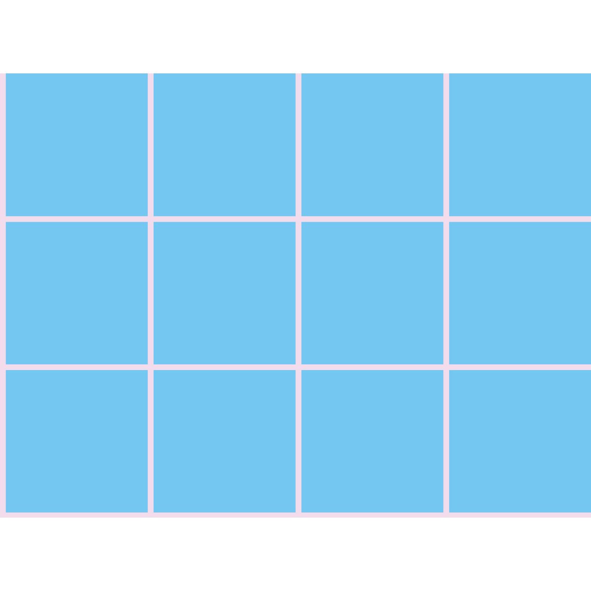 Papier peint carreaux bleu piscines intissé, HEXOA