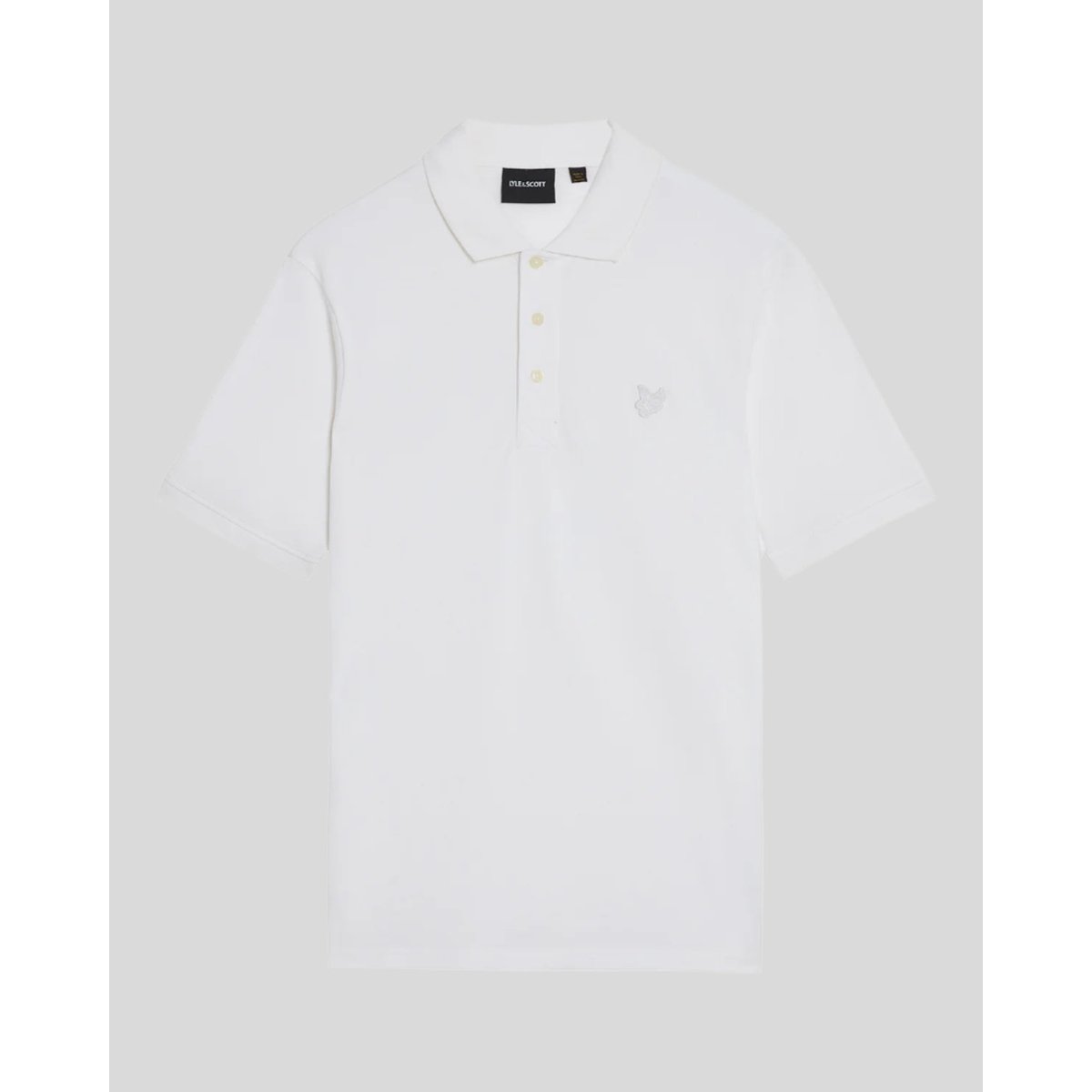Polo stretch blanc, LYLE & SCOTT