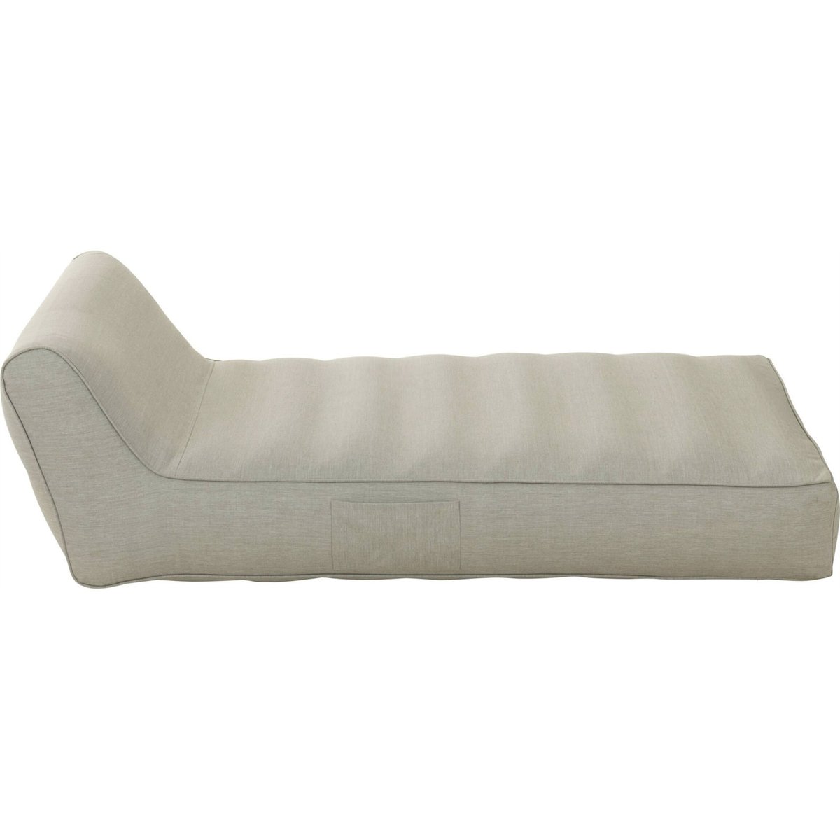 Matelas de détente pour bain de soleil gris, RECOLLECTION
