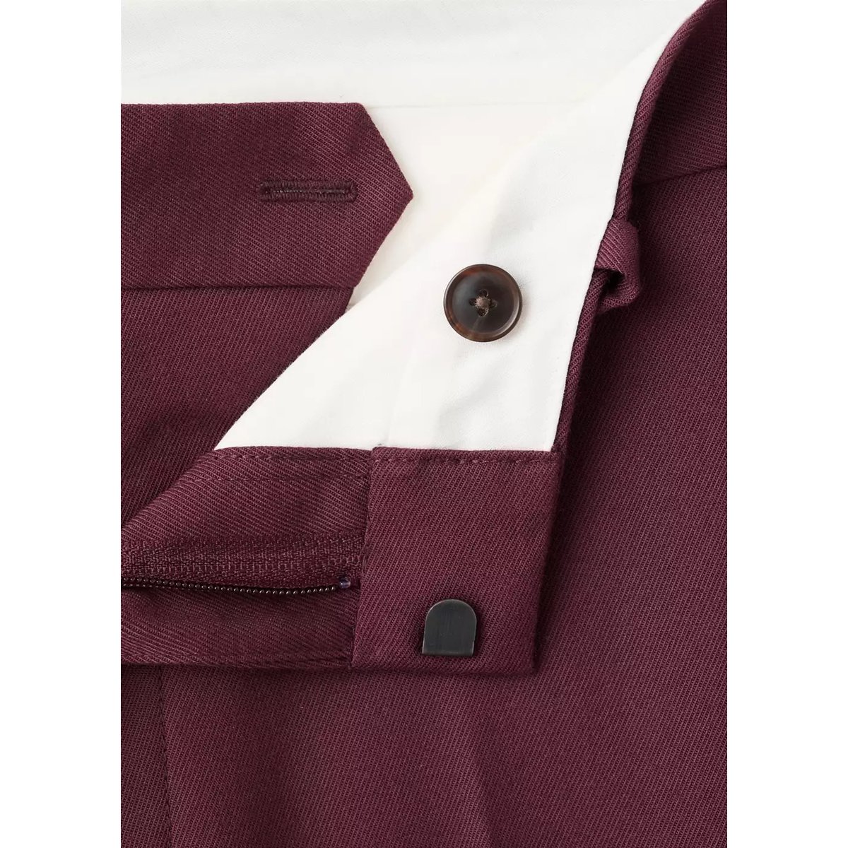 Pantalon regular fit fluide bordeaux, MANGO MAN