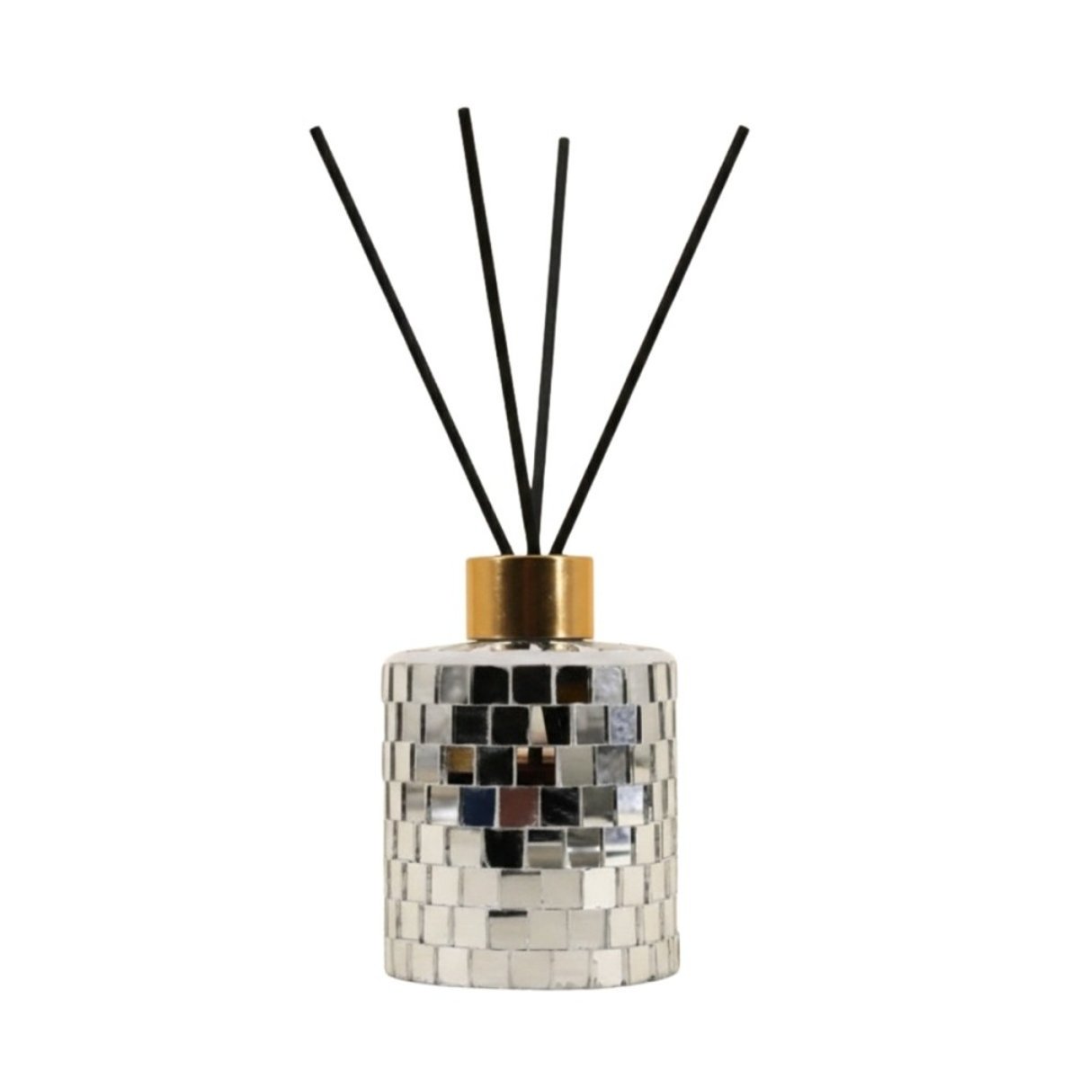 Diffuseur parfum 120ml flacon à facettes gris, ORNAMI