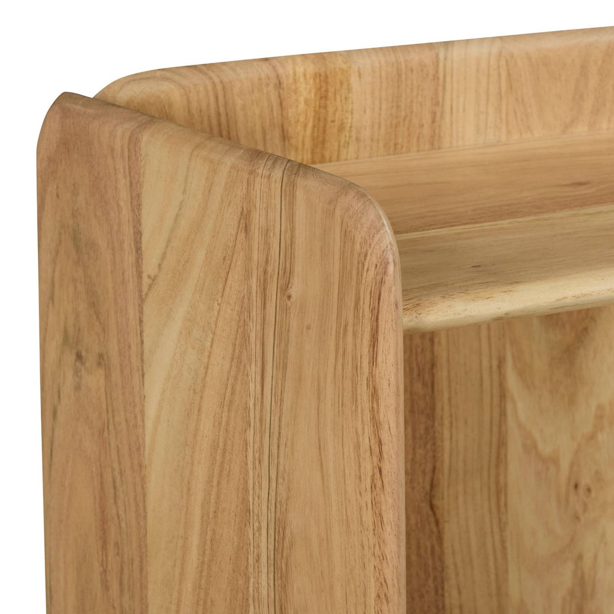 Table de chevet exotique bois d'acacia 2 niveaux (lot de 2) TARA naturel, SWEEEK