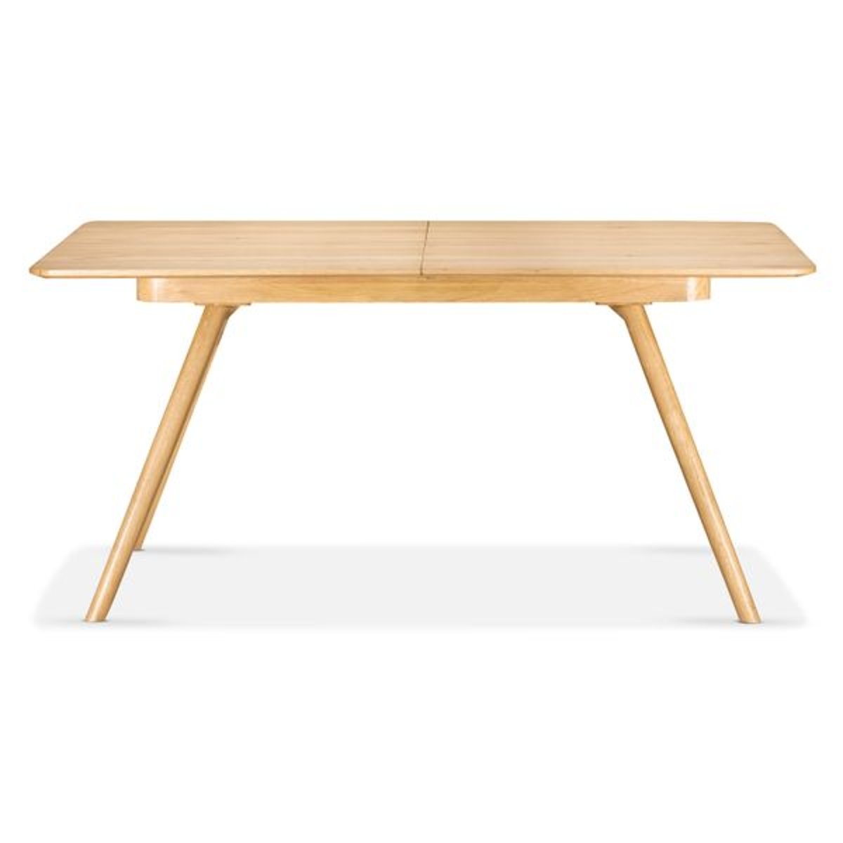Table repas 160cm allonge intégrée chêne naturel, ZAGO