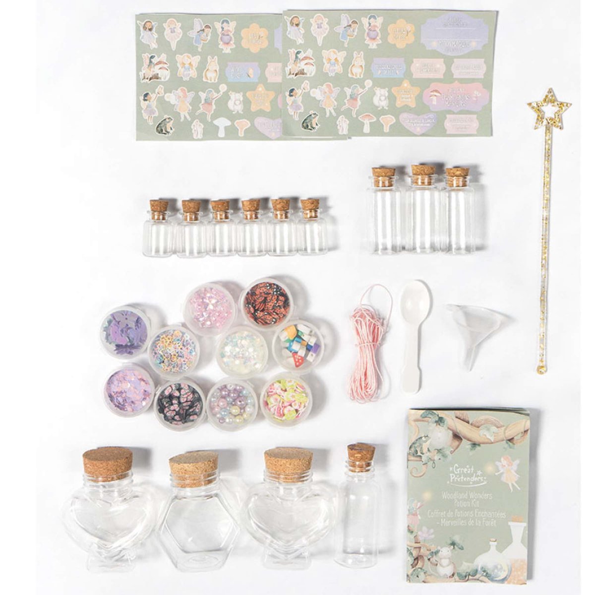 Jouet coffret de potions enchantées merveilles de la forêt vert, GREAT PRETENDERS