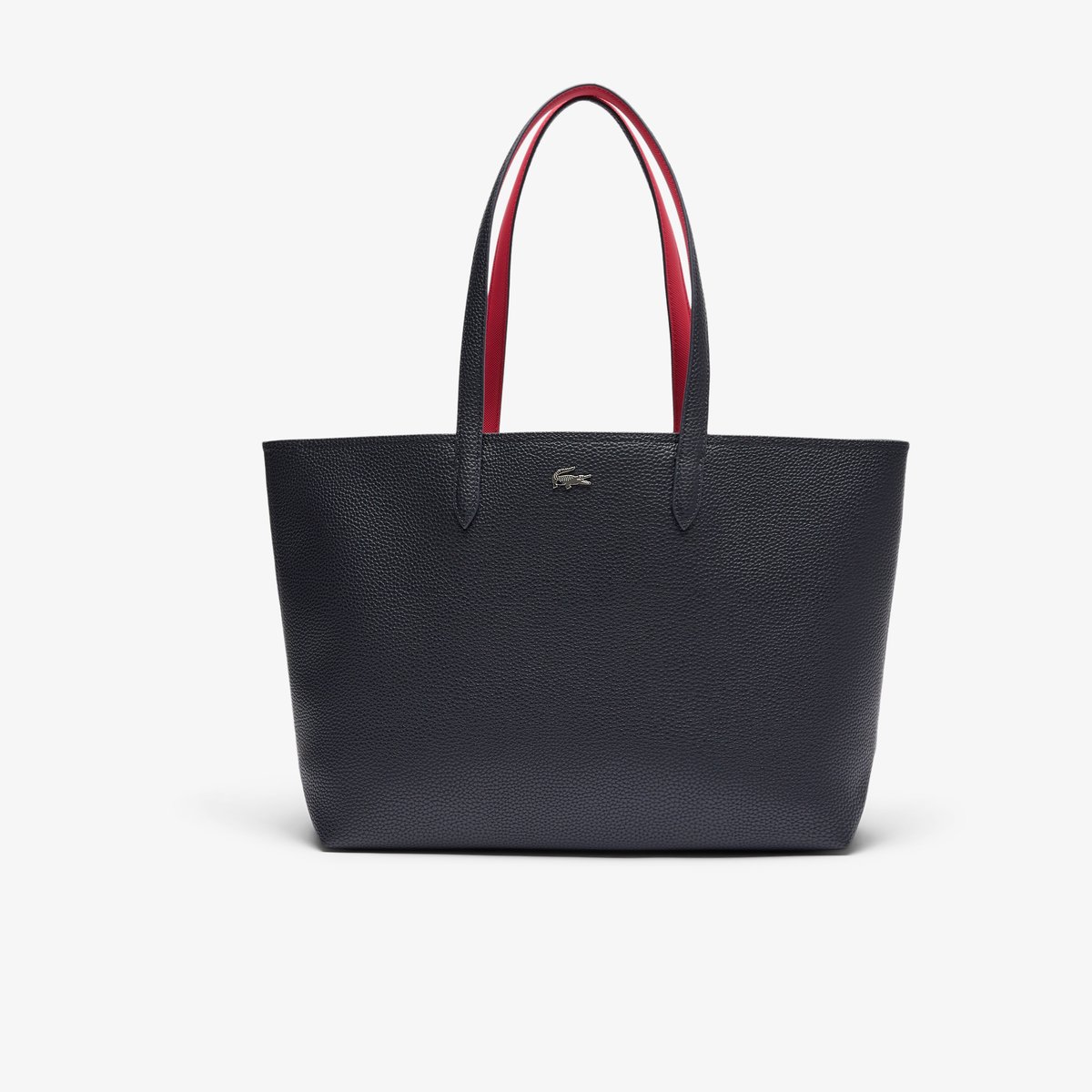 Sac cabas zippé Anna bleu-q19, LACOSTE