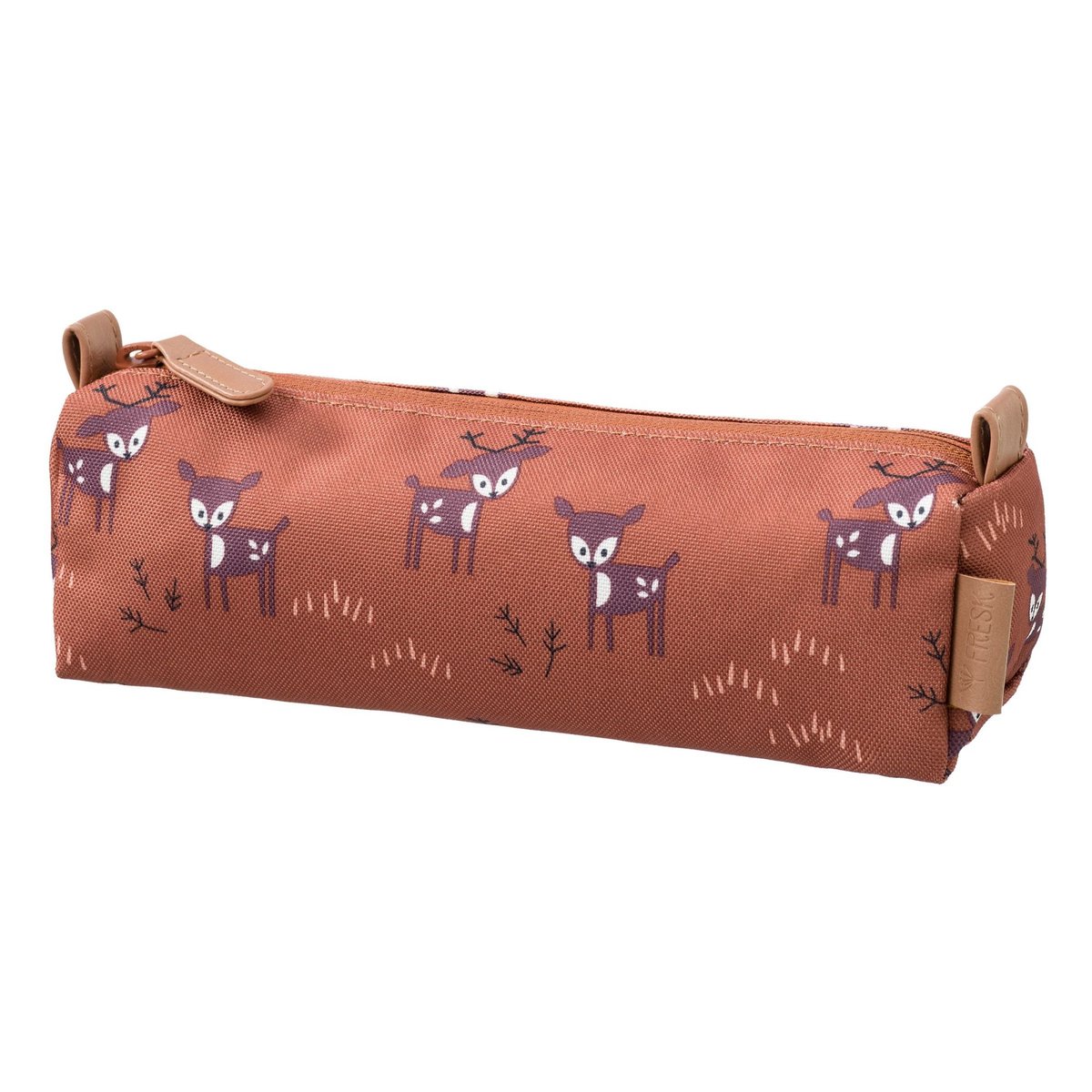 Trousse scolaire Cerf marron glacé - Fresk marron, FRESK