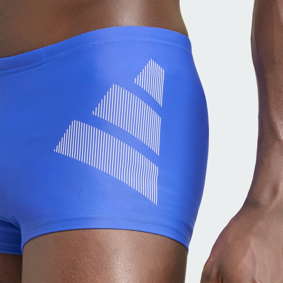Boxer De Bain Big Bars Boxer De Bain Big Bars semi lucid blue / white, adidas Performance