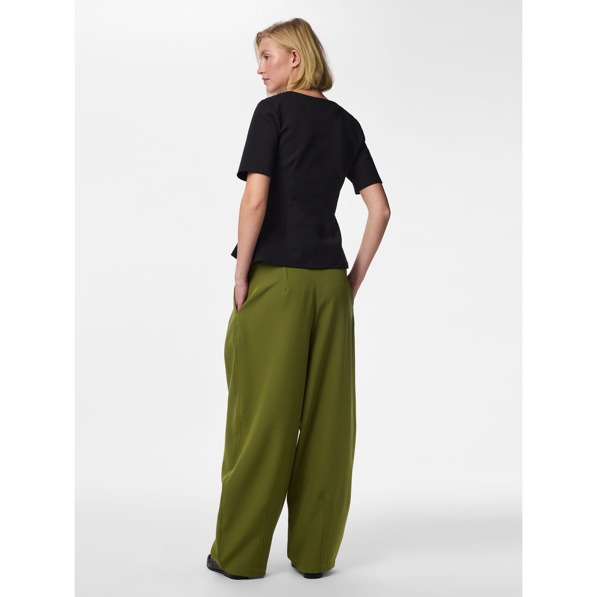 T-Shirt noir - black, PIECES