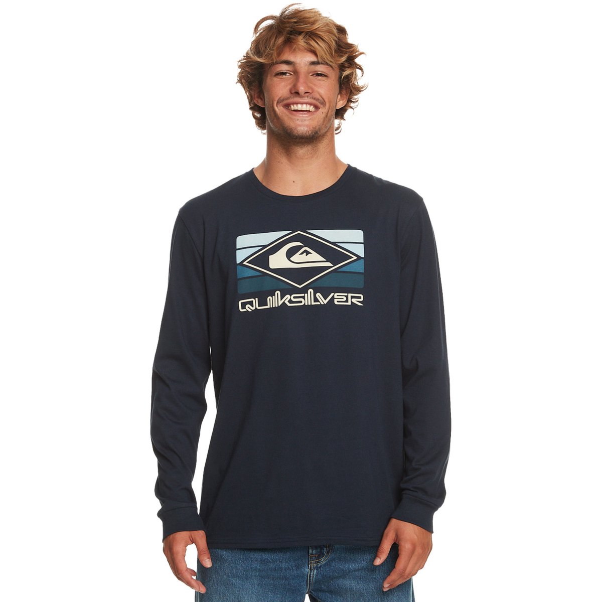 T-shirt manches longues QS RAINBOW noir black, QUIKSILVER