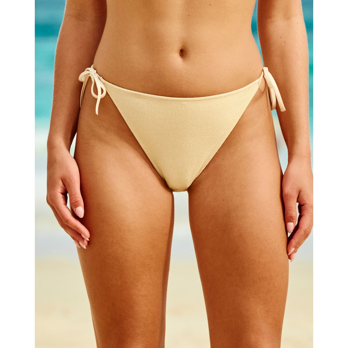 Bikini - Bas de maillot de bain SUNPAILLETIZ écru, UNDIZ