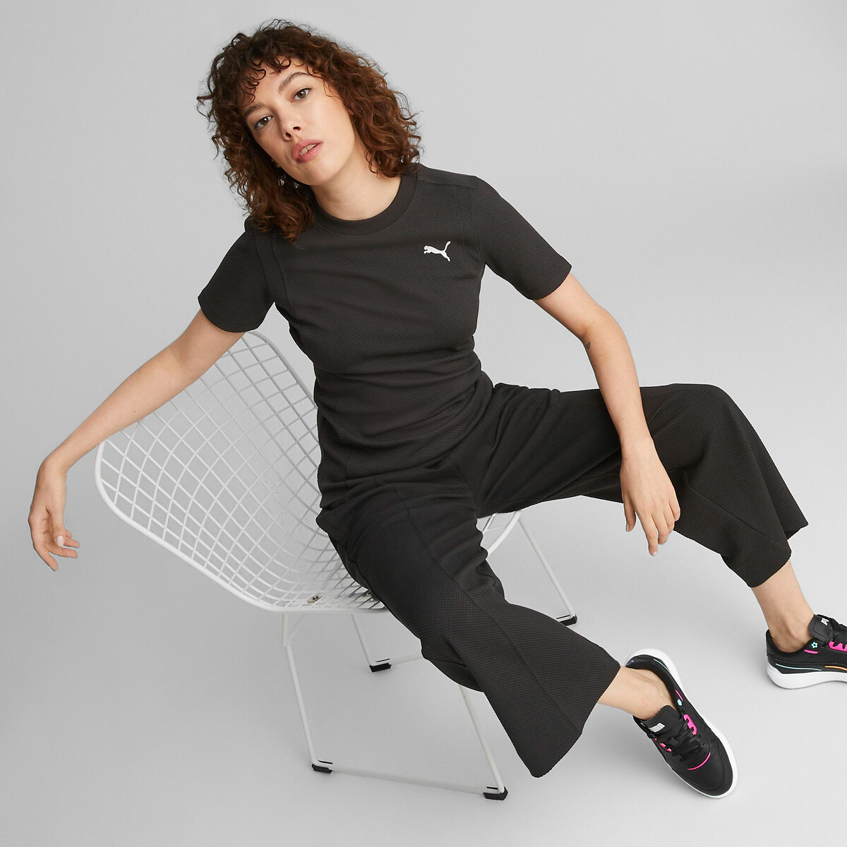 T-shirt Her Slim Tee noir, PUMA