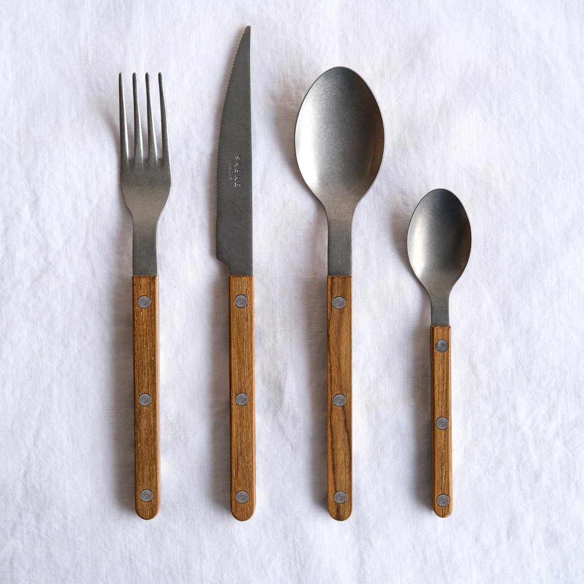 Ménagère 24 pièces, Bistrot Vintage teck, SABRE