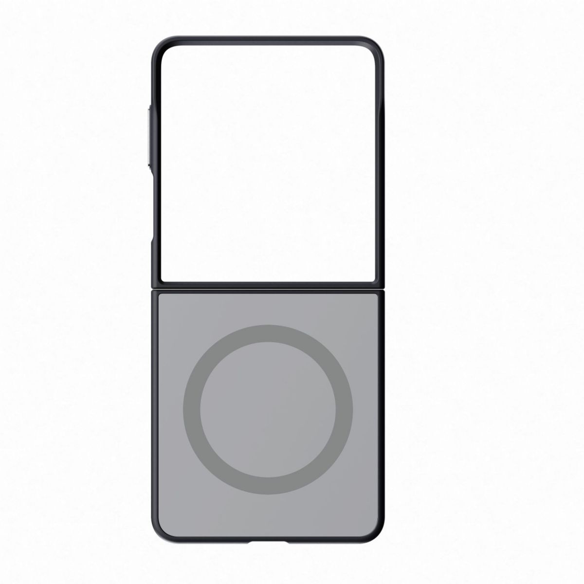 Coque Flip 8 Miroir Magnétique Argenté couleur unique, SAMSUNG