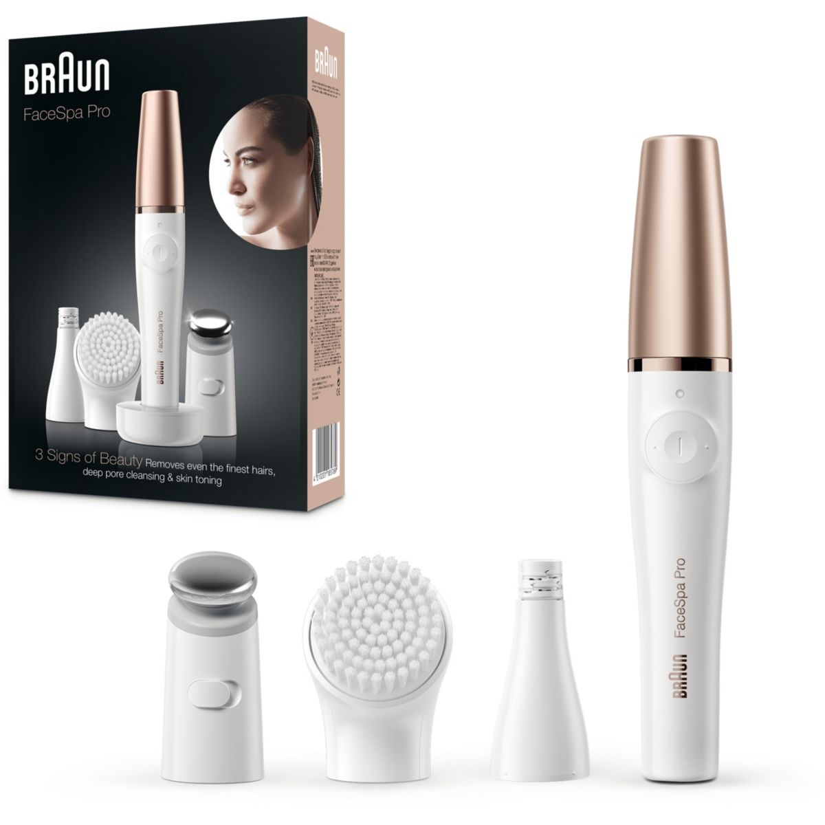 Epilateur FaceSpa Pro 911 + brosse visage couleur unique, BRAUN