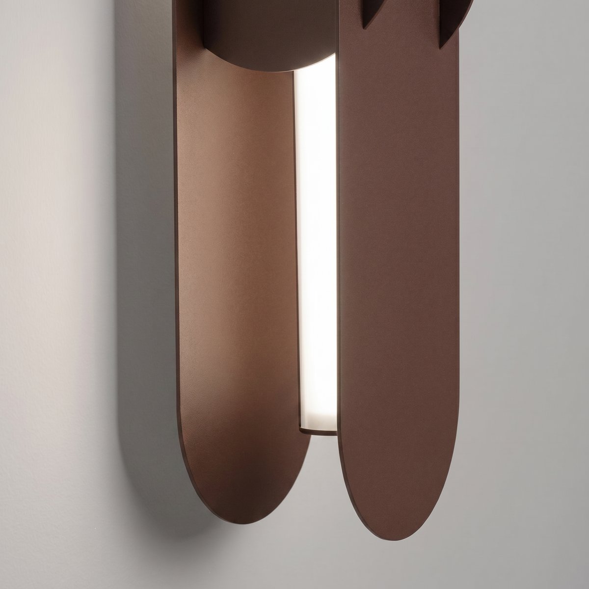 Applique murale Acier Marron LED 1 Chain marron, EDEN