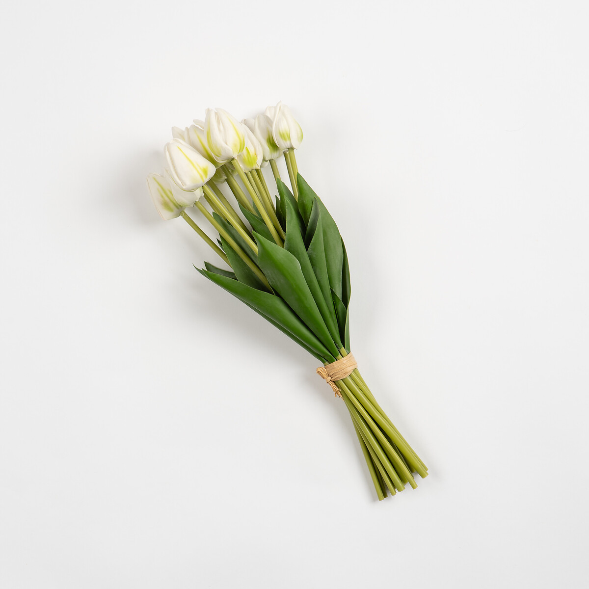 14-Stem White Tulip Bundle white, SO'HOME