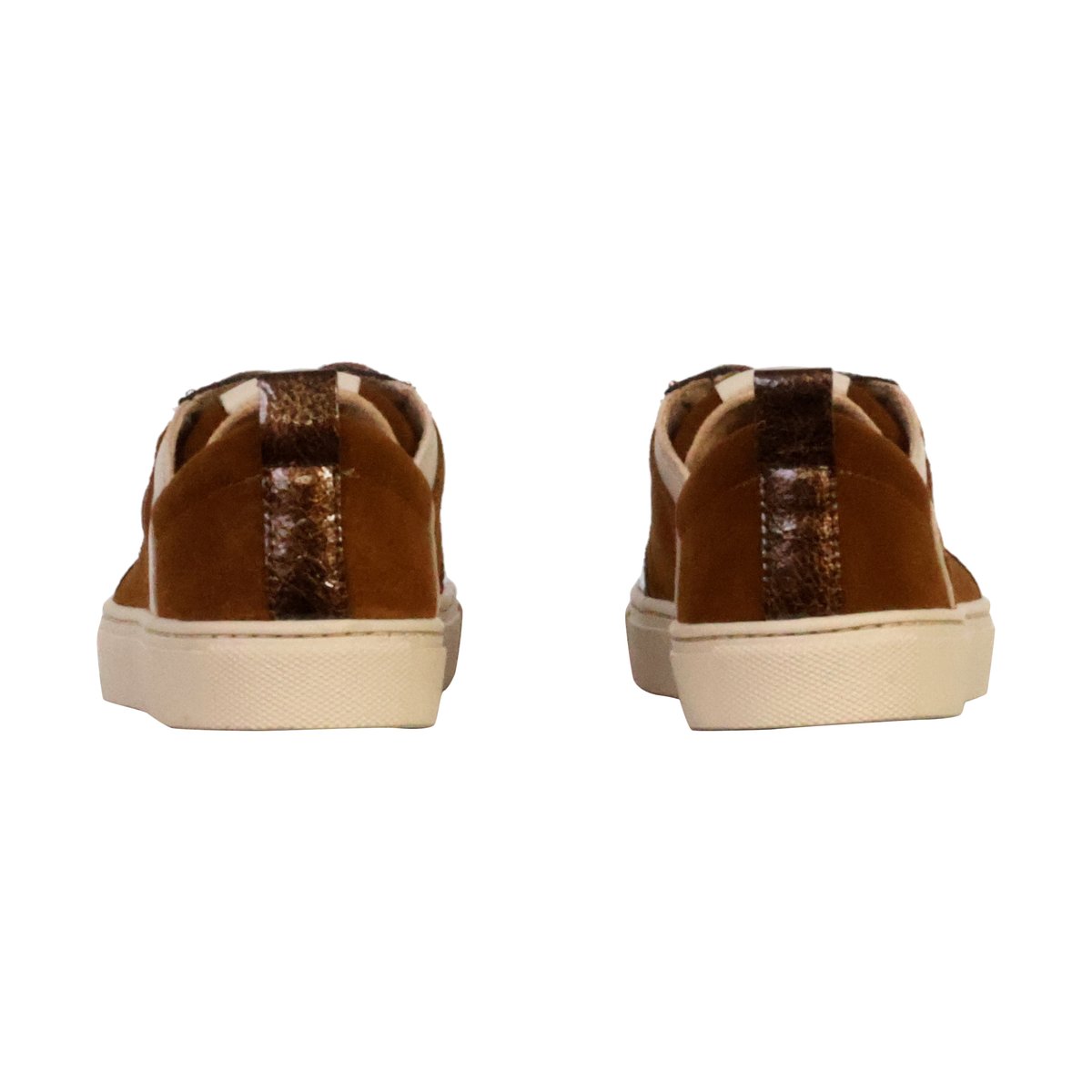 Basket Basse Cuir Tais camel, EMILIE KARSTON