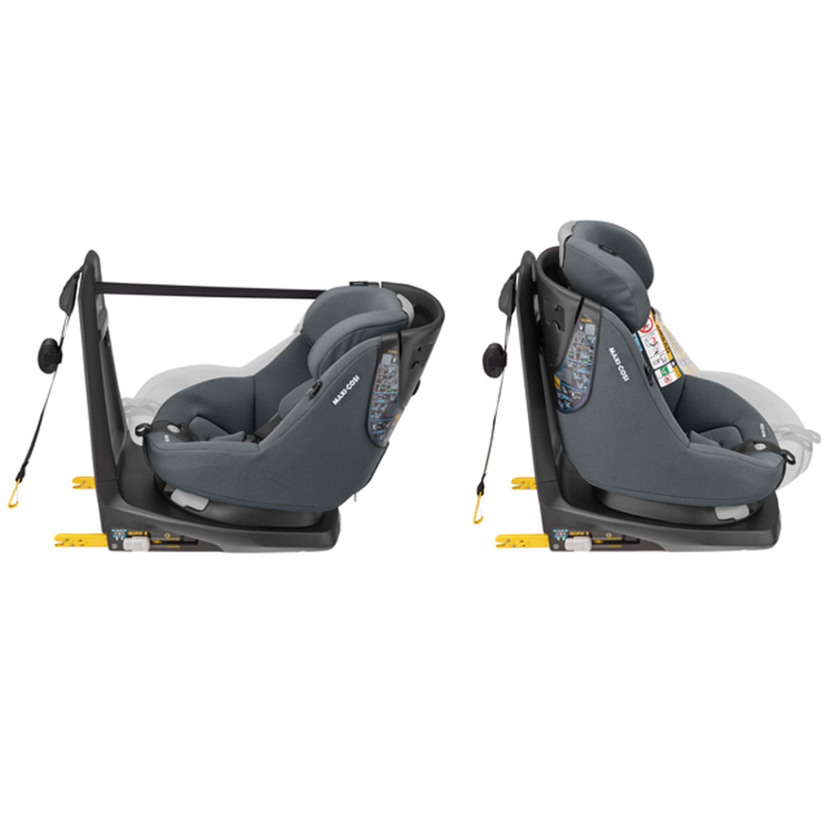 Siège auto pivotant Isofix AxissFix gris, MAXI COSI