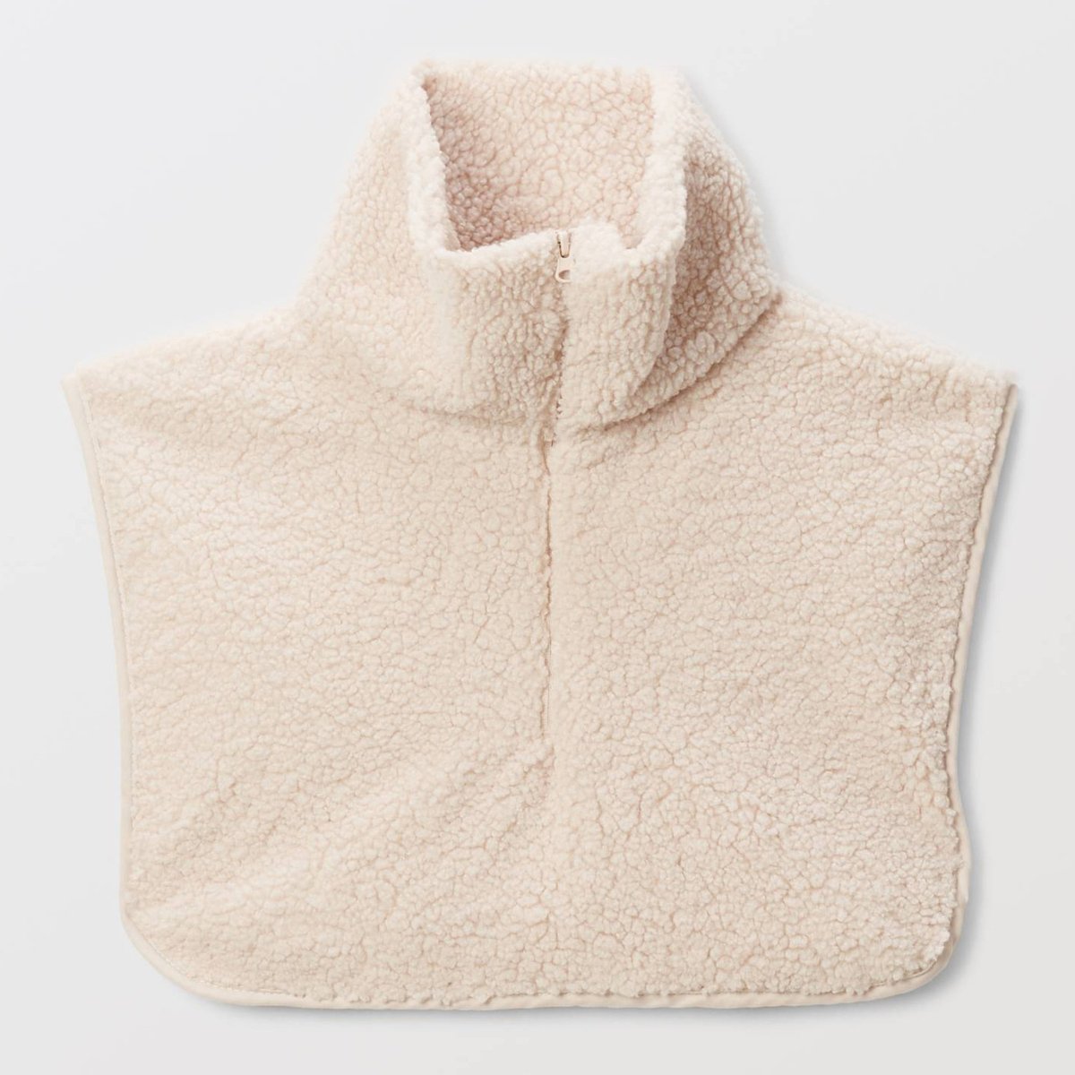 Col montant sherpa avoine, MONOPRIX