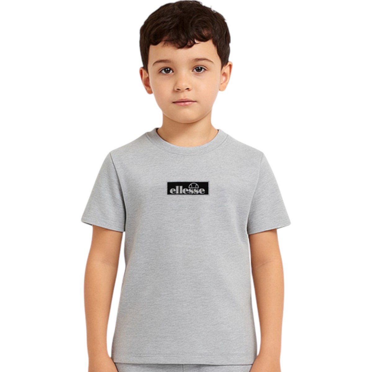 Lot de 2 t-shirts manches courtes et short PLAYGROUND gris clair, ELLESSE