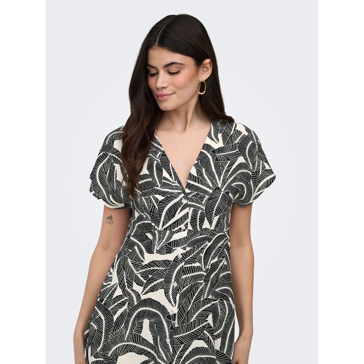 Robe vaporous gray, ONLY