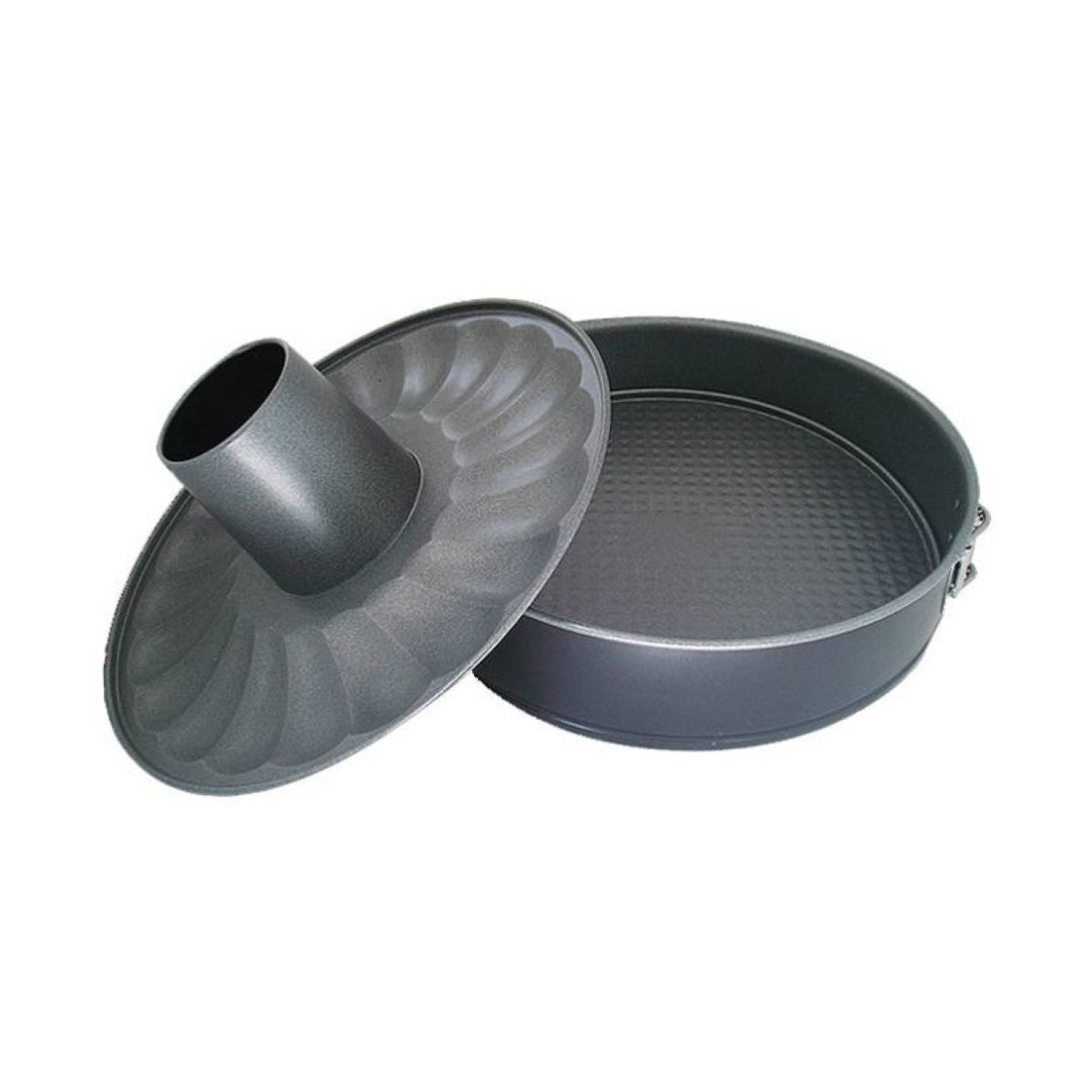 Moule savarin 26 cm demont. blanc, DE BUYER