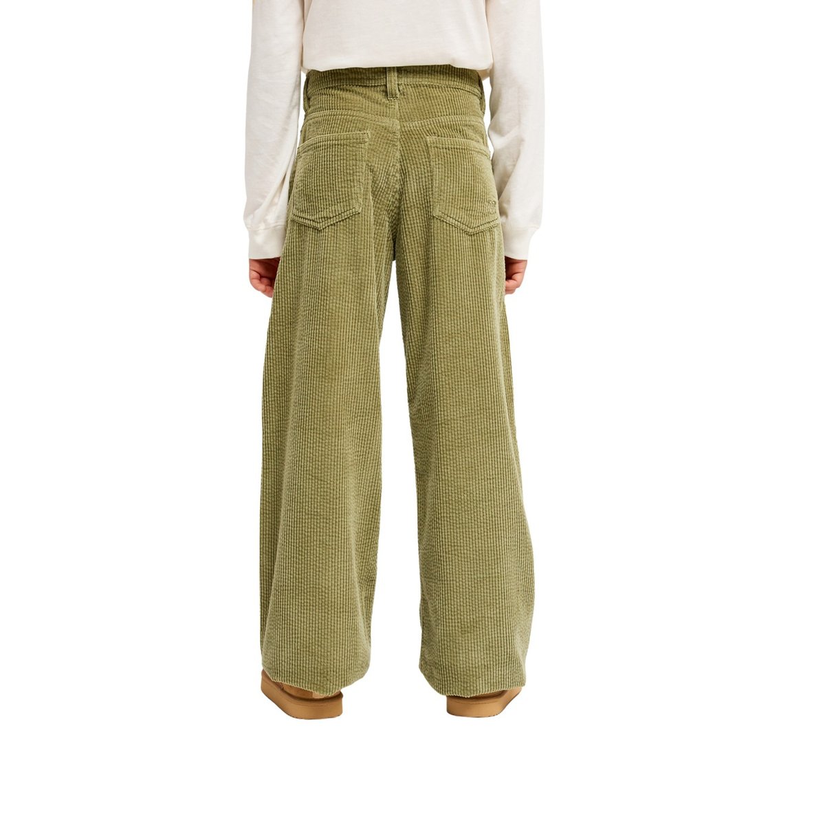 Pantalon en velours PATROLKID. vert oil green, ROXY