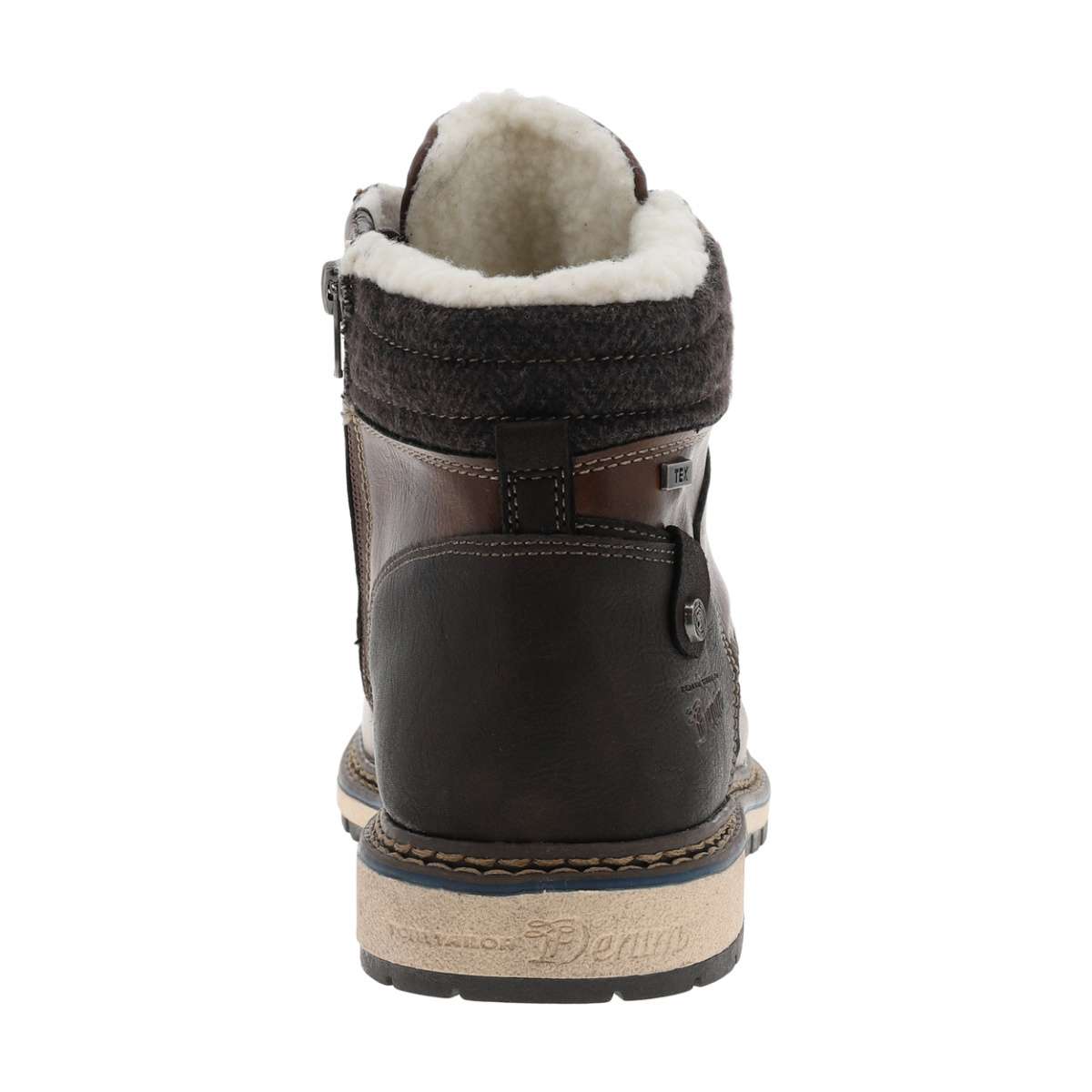 Bottines semelle baskets marron, TOM TAILOR