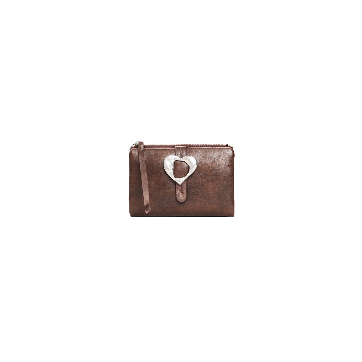 Porte-monnaie moyen marron, DESIGUAL