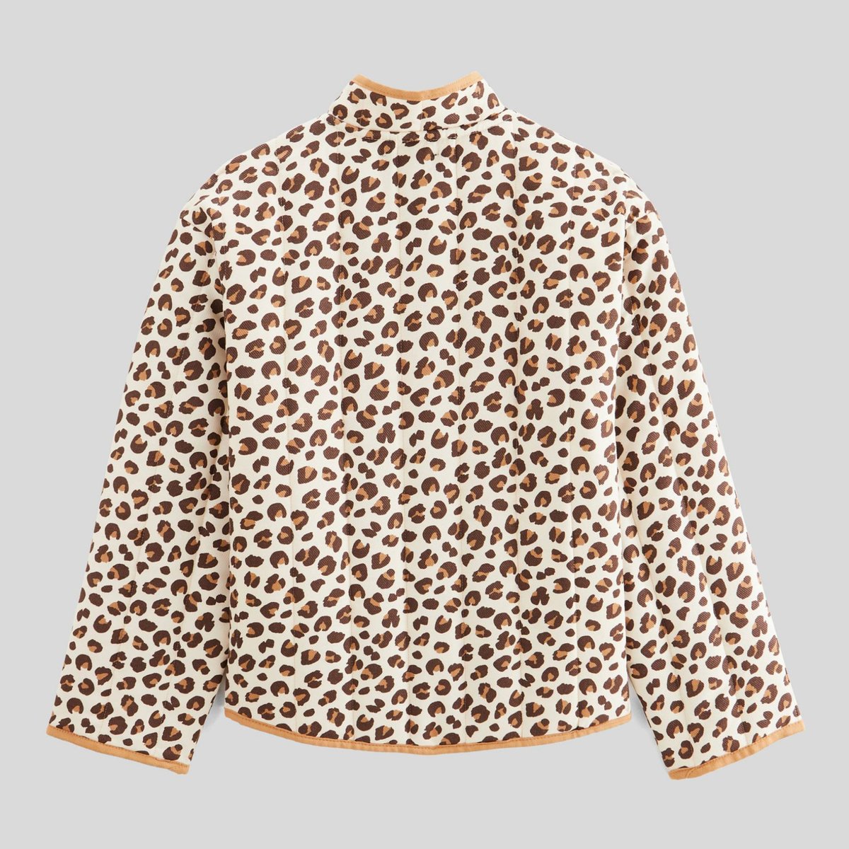 Veste imprimée matelassée amaretti, MONOPRIX