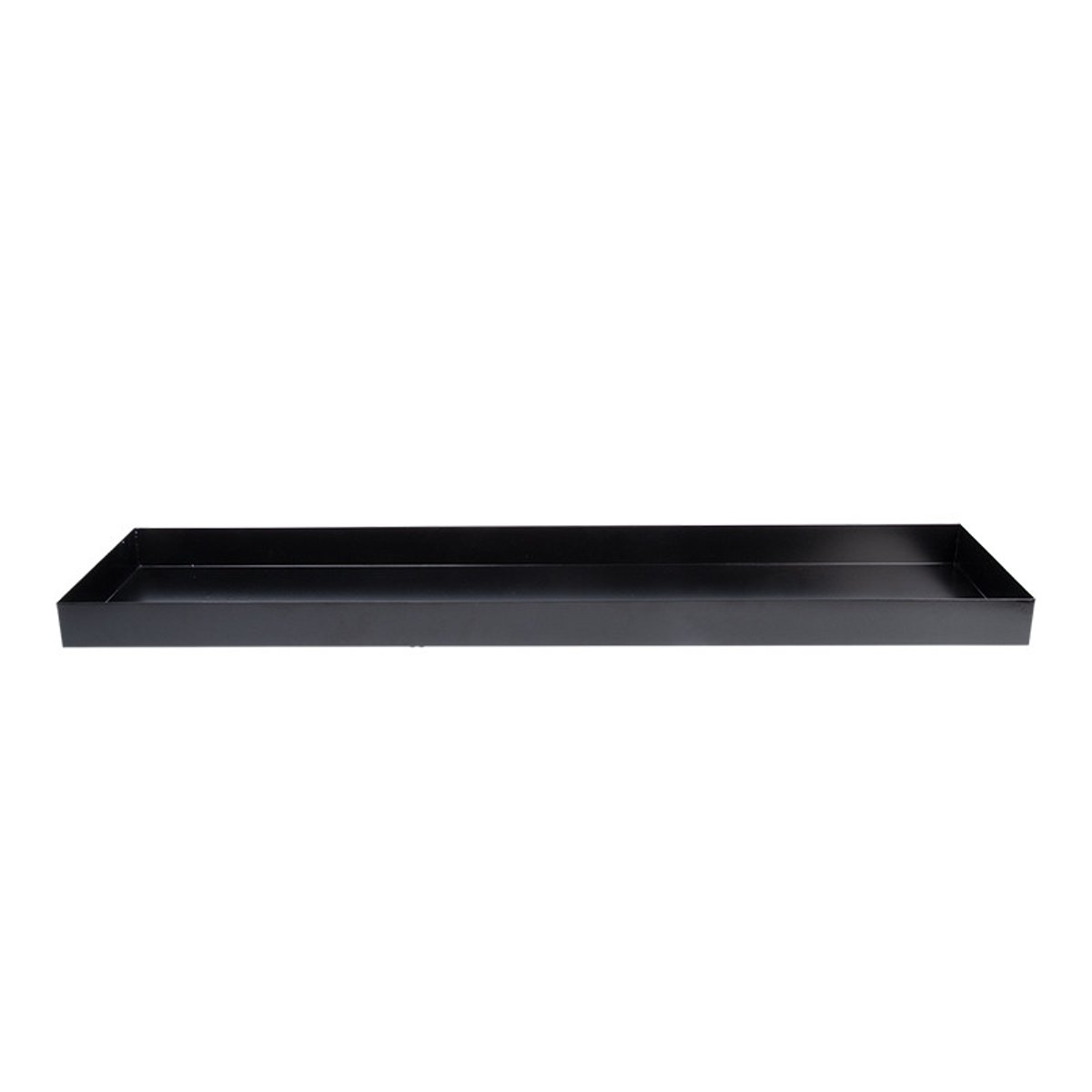 Bac miroir d'eau Jardin Noir Rectangulaire couleur unique, ESSCHERT DESIGN