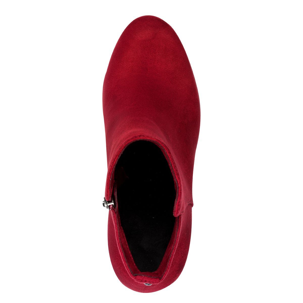 Bottine talon bloc rouge, TAMARIS